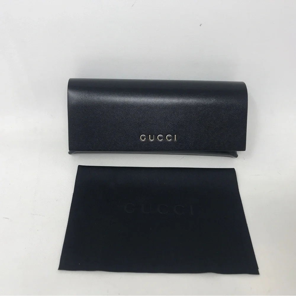 Gucci Black Eyewear Case with Cloth, OS - Black